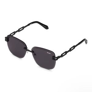 Quay No Cap Sunglasses Frame Matte Black Fade Shade